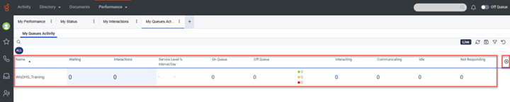 3.2.4 My Queues Activity